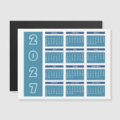 Kalender 2027 magnetkarte (Vorne/Hinten)