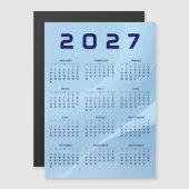 Kalender 2027 magnetkarte (Vorne/Hinten)