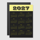 Kalender 2027 magnetkarte (Vorne/Hinten)