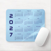 Kalender 2027 mousepad (Mit Mouse)