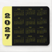 Kalender 2027 mousepad (Vorne)
