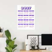 Kalender 2027 poster (Heimbüro)