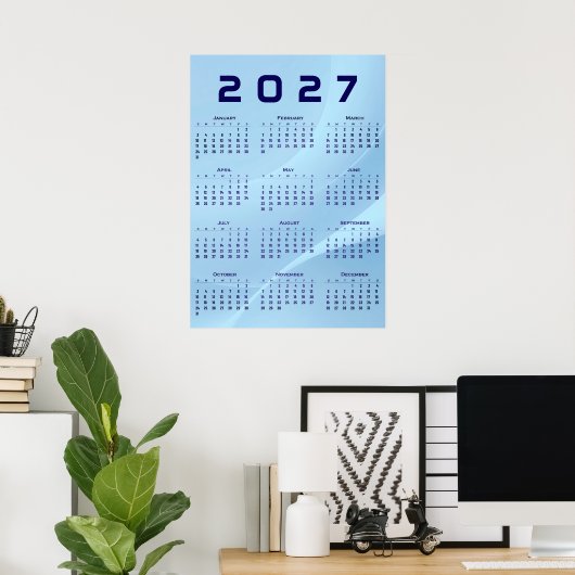 Kalender 2027 poster (Heimbüro)