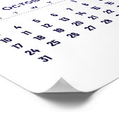 Kalender 2027 poster (Ecke)