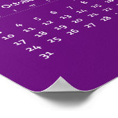 Kalender 2027 poster (Ecke)