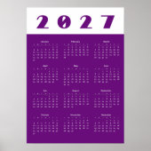Kalender 2027 poster (Vorne)