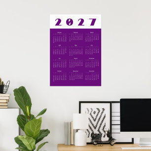 Kalender 2027 poster