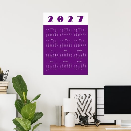 Kalender 2027 poster (Heimbüro)