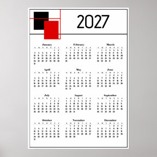 Kalender 2027 poster