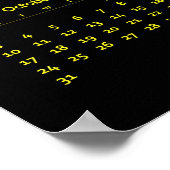 Kalender 2027 poster (Ecke)