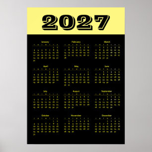 Kalender 2027 poster
