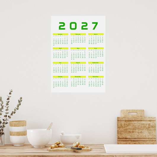 Kalender 2027 poster (Küche)
