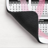 Kalender 2028 Pinkes Band Mousepad (Ecke)