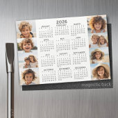 Kalender - 8 Fotos - Basic Grau White Magnet