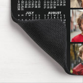Kalender - 9 Foto-Collage - schwarz Mousepad (Ecke)
