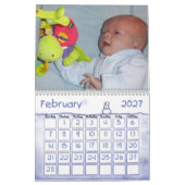 Kalender-Abdeckung, Noah's erstes Jahr Kalender (Feb 2027)