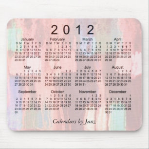 Kalender Abstract 2012 Mousepad