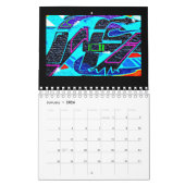 Kalender-Abstrakt-Graffiti Galerie 1 Kalender (Jan 2026)