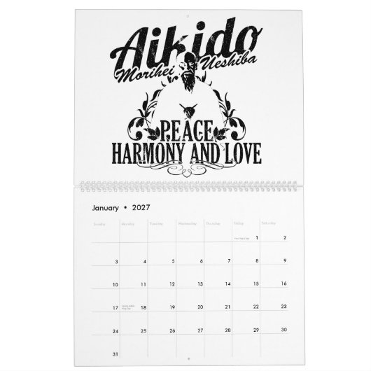 Kalender Aikido (Jan 2027)