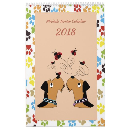 Kalender Airedales Terrier (Titelbild)