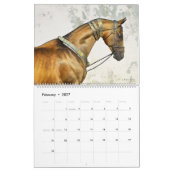 Kalender. Akhal-teke PFERDE. 2017 Kalender (Feb 2027)