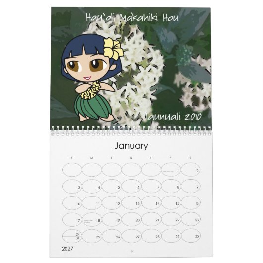 Kalender "Aloha Honeys" 2010 (Jan 2027)