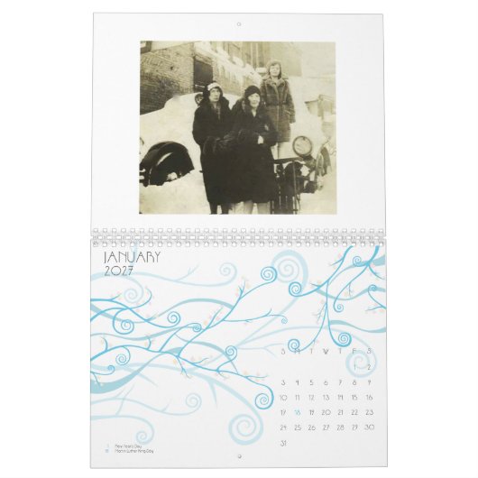 KALENDER ALTE FOTOGRAFIE (Jan 2027)