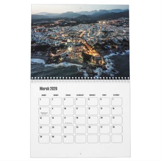 Kalender Andalusien-Spanien (Mär 2026)