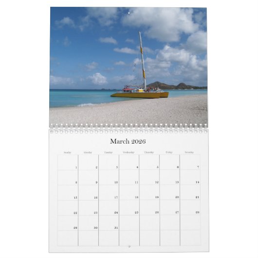 Kalender Antiguas Barbuda (Mär 2026)
