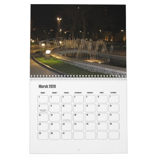Kalender Aserbaidschans (Mär 2026)