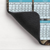 Kalender auf einem Mousepad (Ecke)