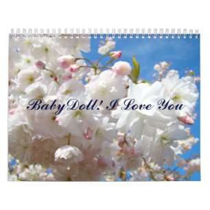 Kalender-Baby - Puppe! I Liebe tragen Sie Blumen Kalender