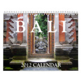 Kalender Balis 2012 (Titelbild)
