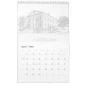 Kalender - Bilder des Fotos in grauer Skalierung (Mär 2026)
