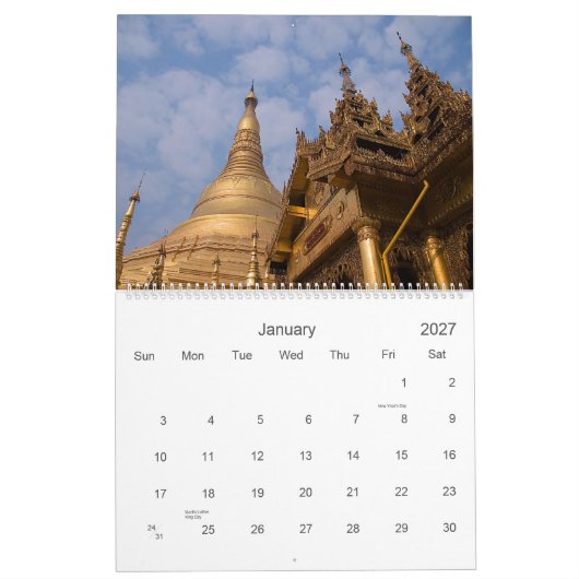 Kalender Birmas 2011 (Jan 2027)