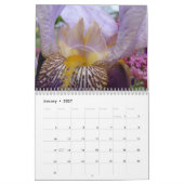 KALENDER BLICK INSIDE IRISES Iris Blumen (Jan 2027)