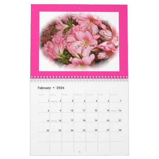 Kalender - Blume (Feb 2026)