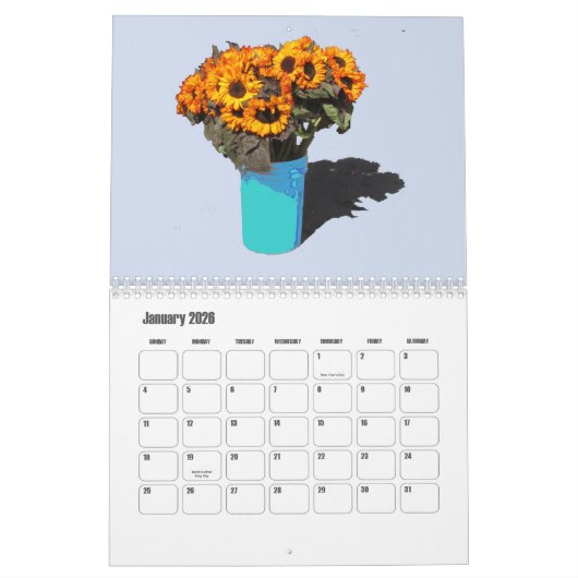 Kalender - Blume (Jan 2026)