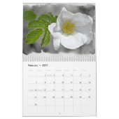 Kalender - Blume zum Hintergrund (Feb 2027)