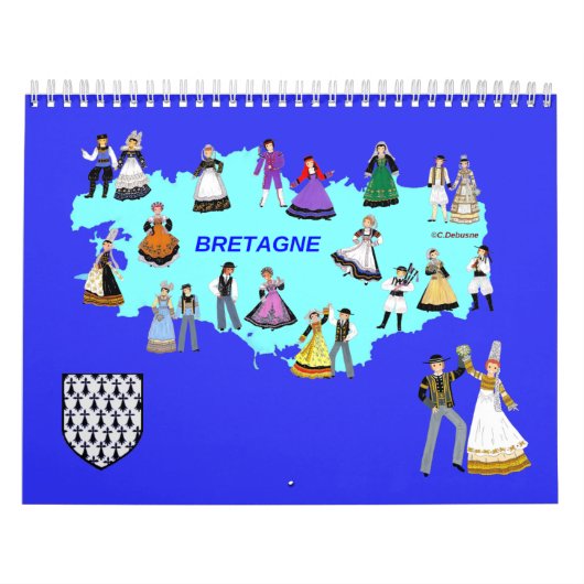 Kalender, Britisch-Folklore, Frankreich Kalender (Titelbild)