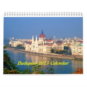 Kalender Budapests, Ungarn 2013