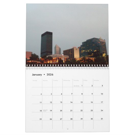 Kalender CLEVELANDS, OHIO (Jan 2026)