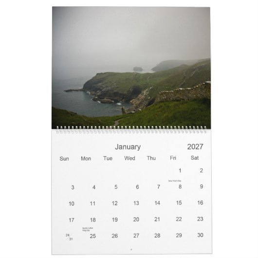 Kalender Cornwalls 2010 (Jan 2027)