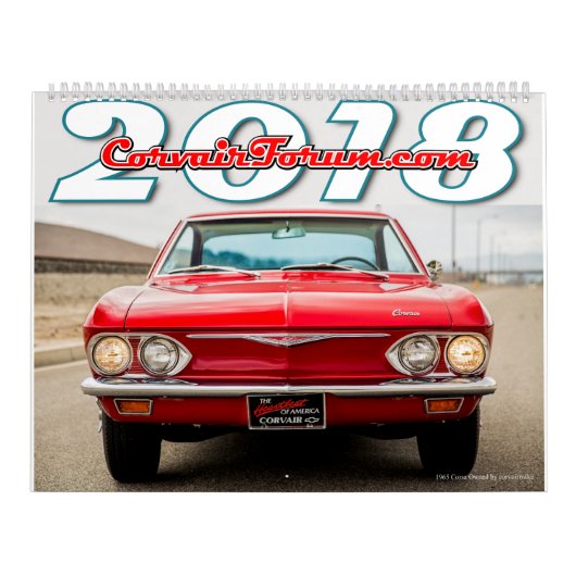 Kalender Corvair Forum-2018 (Titelbild)