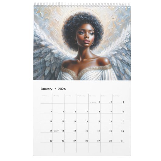 Kalender der afrikanischen Engel (Jan 2026)