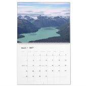 Kalender der Alaska-Landschaft (Mär 2027)
