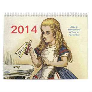 Kalender der Alice im Wunderland-2014