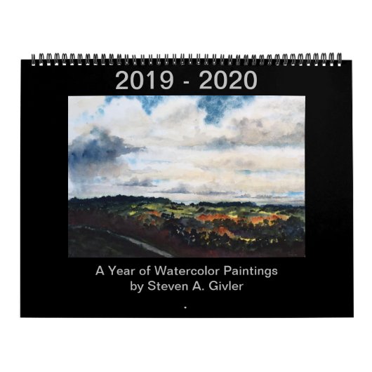 Kalender der Aquarellmalereien von Steven Givler (Titelbild)
