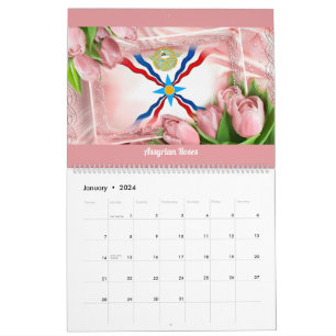 Kalender der assyrischen Rose 2024