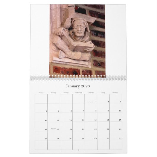 Kalender der Augen-Ansicht-V New York City (Jan 2026)